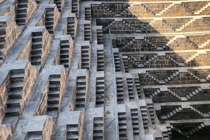Abhaneri Chand Baori Stepwell Day Trip from Jaipur - Two hours among the steps at Abhaneri