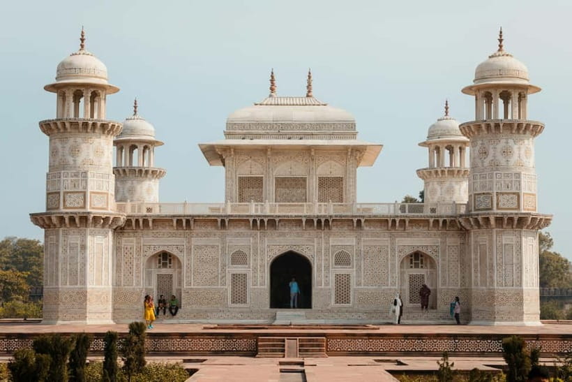 Agra: Baby Taj and Mehtab Bagh Guided Walking Tour - Inside the Baby Taj, where marble becomes delicate art