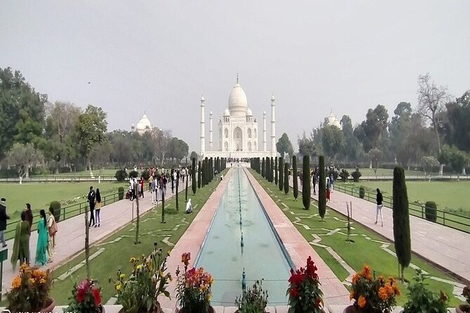 Agra Old City Walking Tour, Private Heritage walking Guided Tour - The riverside view of the Taj Mahal