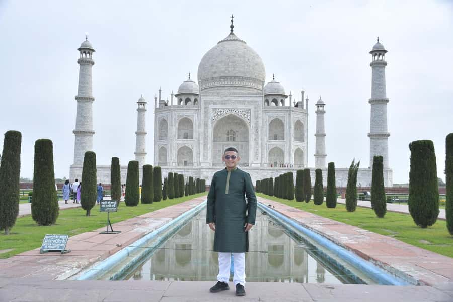 Agra: Premier Tour of Taj Mahal & Agra Fort All Inclusive - Agra Fort and the view across the Yamuna