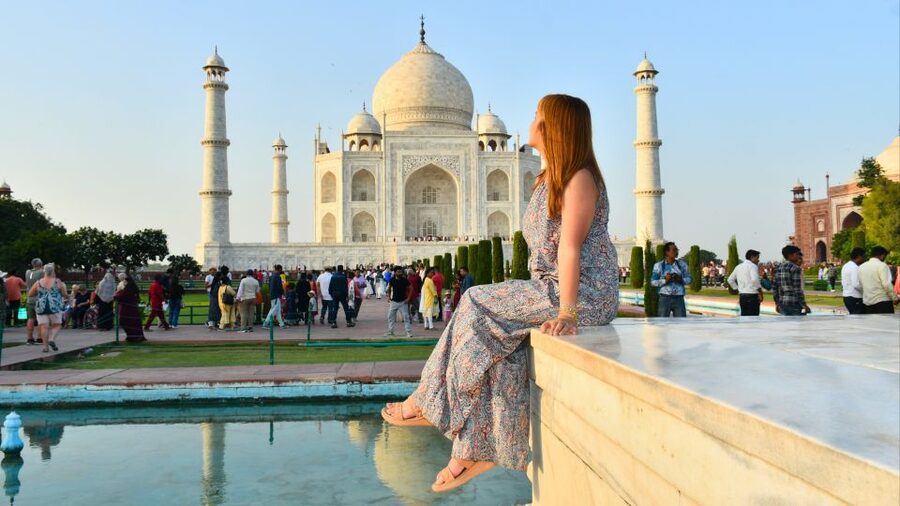 Agra: Taj Mahal and Mausoleum Tour with Skip-the-Line Entry - Seeing the Taj Mahal from the formal approach