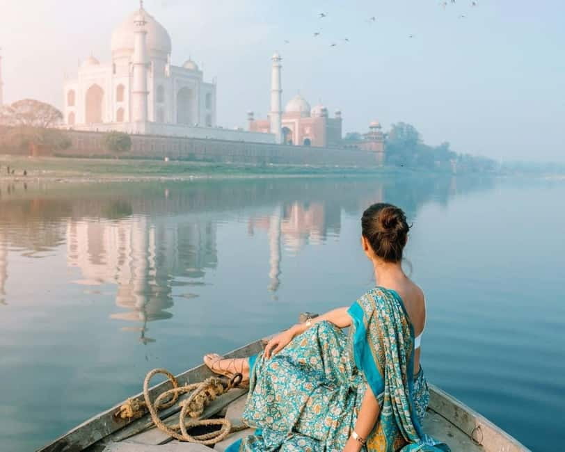 Agra: Taj Mahal Vip Tickets with Guide & Backside Boat Ride - Entering the Taj Mahal with a separate ticket line