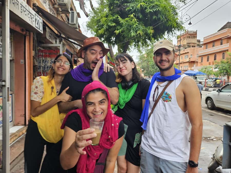 Best Food Tour in Jaipur - Walking through Jaipur’s bazaar streets