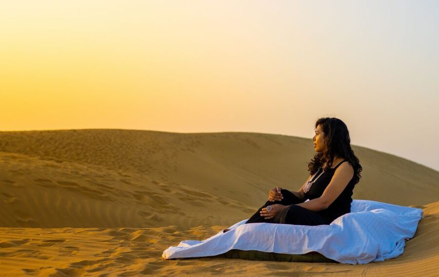 Dazzling Half Day Camel & Desert Safari With Sunset & Dinner - Tea, snacks, and dinner by wood fire