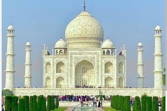 Delhi to Agra: Delhi to Taj Maha tour by Superfast Train Tour - Mehtab Bagh for the rear Taj Mahal view
