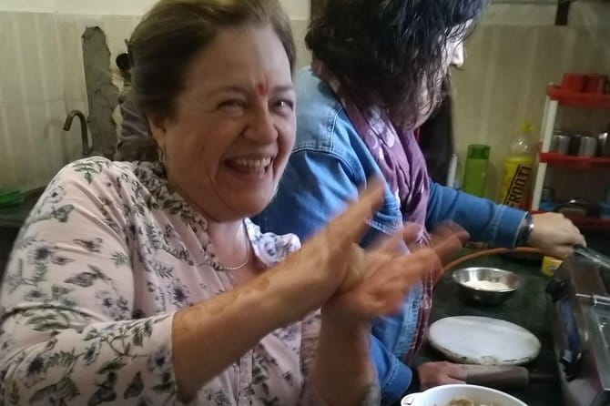 Dine In Indian, home cooked food Agra Food tour My Magic Kitchen - Henna, sari draping, and the social side
