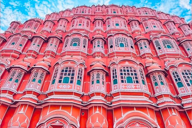 Explore Full Day Jaipur Guided Tour by Car with Guide - Hawa Mahal and the famous pink facade