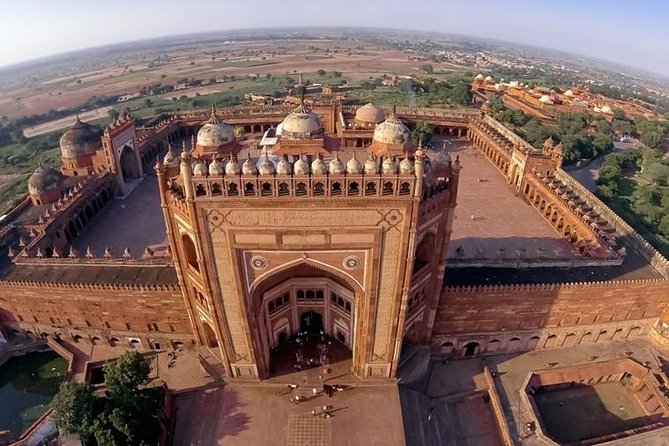 From Agra: Private Fatehpur Sikri Tour sightseeing All Inclusive - Courtyards, palaces, and Mughal design