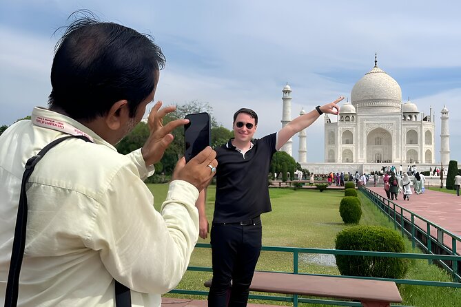 From Agra: Skip-the-Line Taj Mahal & Fort Private Tour by Car - Three hours at the Taj Mahal