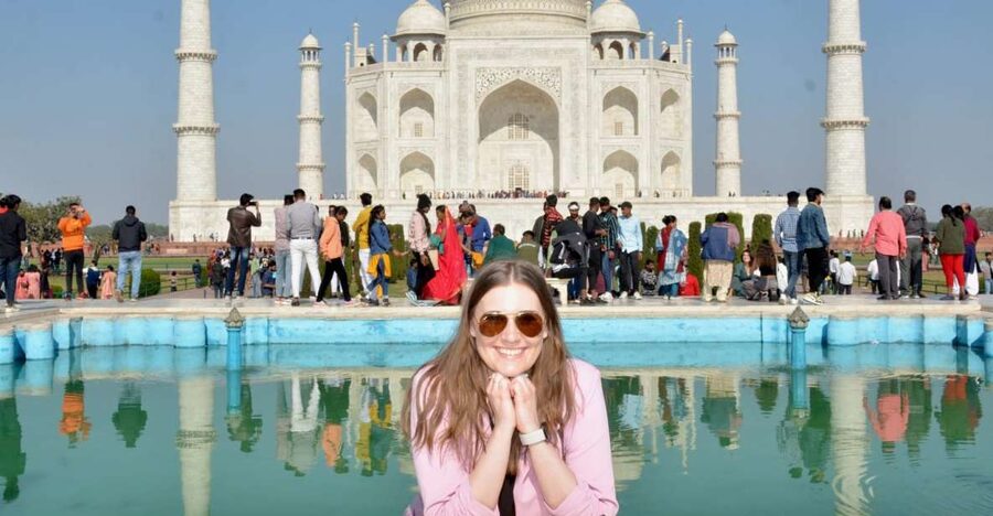 From Agra: Taj Mahal & Agra City Highlights Tour By Car - Reading Agra Fort through its buildings