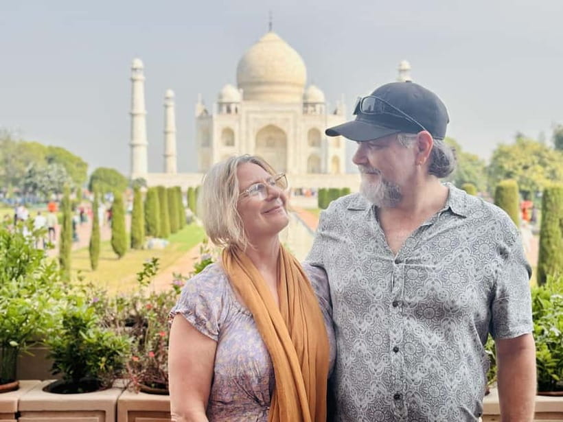 From Delhi:Overnight Taj Mahal Tour by Car with 5-Star Hotel - Agra Fort, a royal city in red sandstone