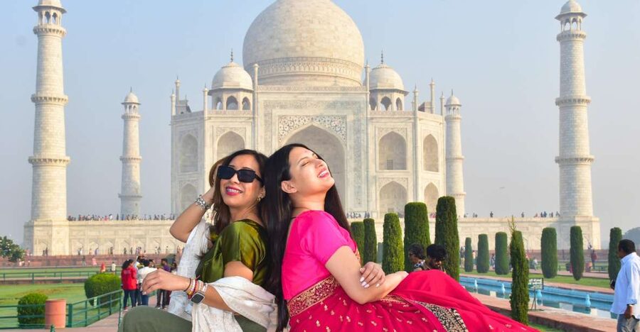 From Delhi: Same Day Taj Mahal & Agra Day Tour by Car - Entering the Taj Mahal with a local guide
