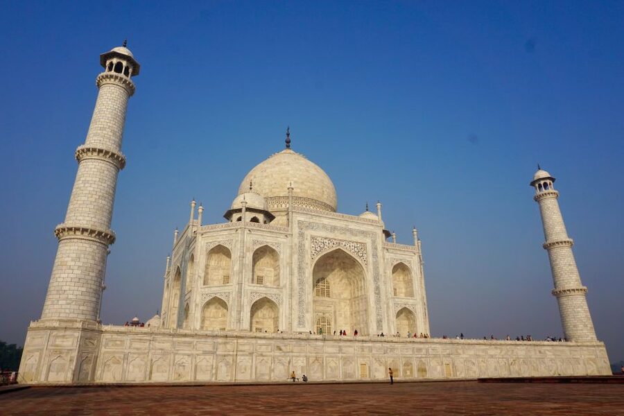 From Delhi: Taj Mahal & Agra Private Day Trip with Transfers - Sunrise inside the Taj Mahal grounds