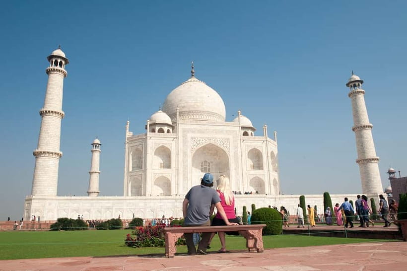 From Delhi: Taj Mahal Sunrise, Agra Fort & Baby Taj Day Tour - Entering the Taj Mahal at sunrise