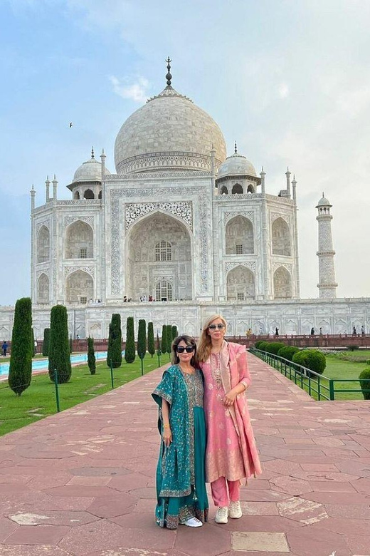 From Delhi: Taj Mahal Sunrise & Agra Tour with Tickets - The private car ride from Delhi to Agra