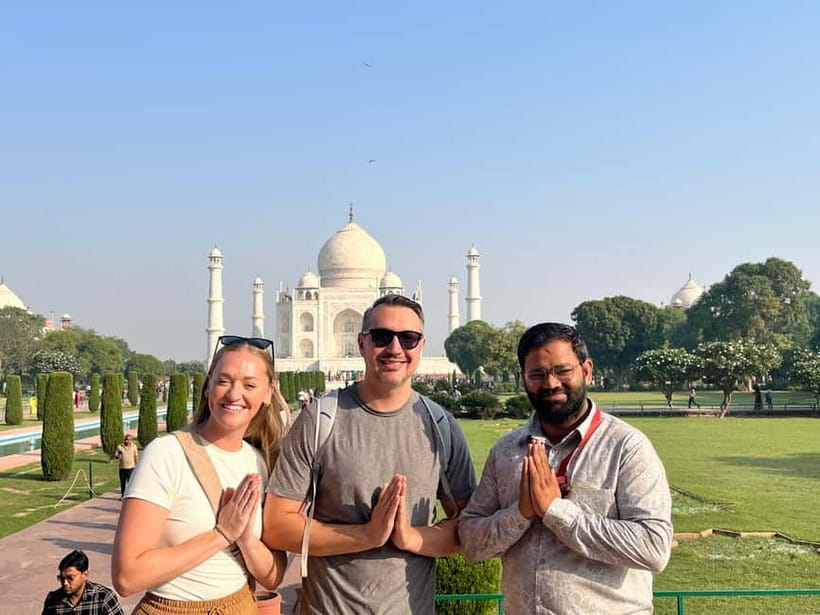 From Delhi: Taj Mahal Sunrise Tour with Elephant Conserver - Three hours with the Taj Mahal