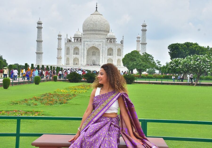 From Jaipur: Taj Mahal Guided and Agra Tour By Car - Entering the Taj Mahal with a local guide