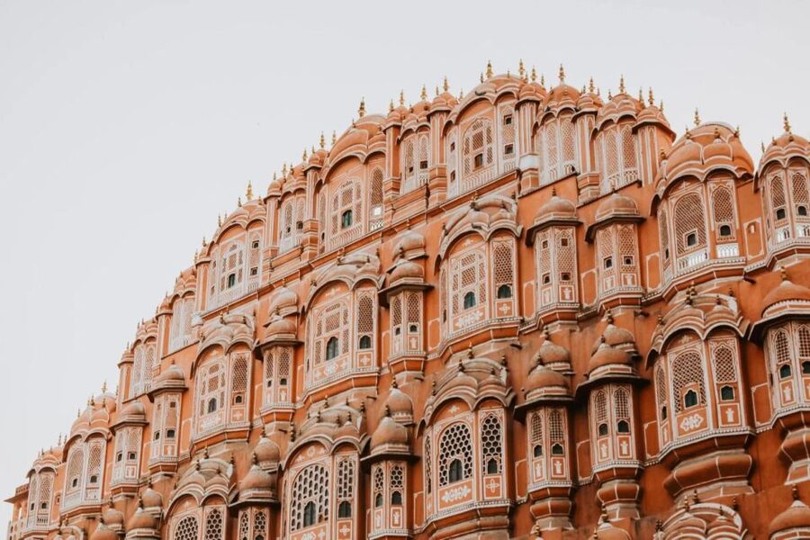 From New Delhi: Jaipur Tour by Fast Train or by Private Car - Hawa Mahal is best understood from both sides of the street