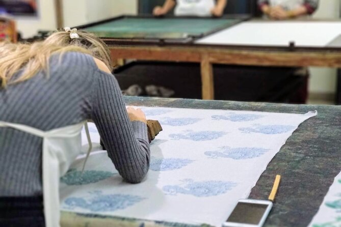 Hands-on Block Printing Workshop - Arriving at the Creatis workshop
