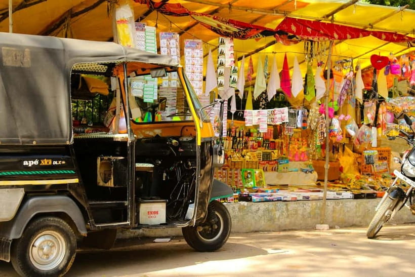 Jaipur: Amber Fort, Stepwell & Jal Mahal with Pickup - Reading the fort with a local guide