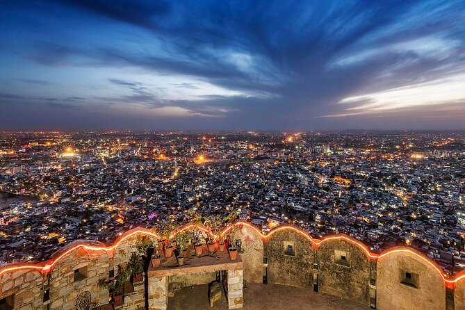 Jaipur by Night Evening Tour with Nahargarh Fort Views - The Pink City and its illuminated gates