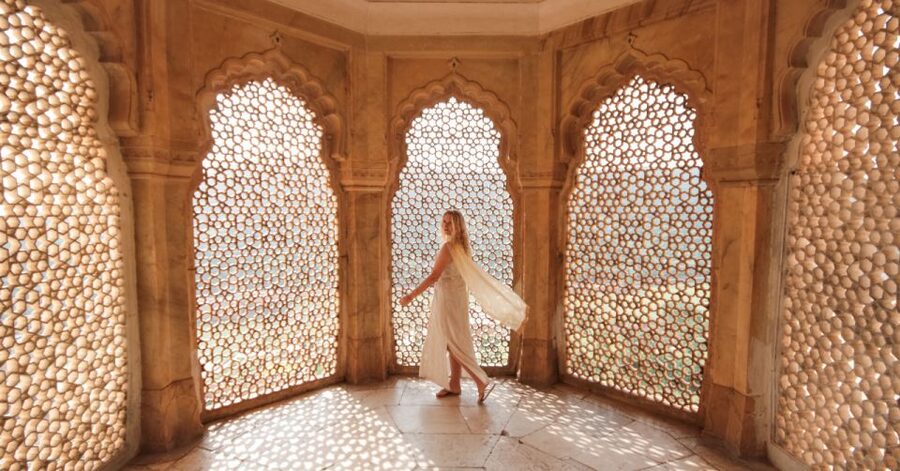 Jaipur: Full-Day Private City Tour by Car with Guide - Jal Mahal, a quiet pause beside Man Sagar Lake