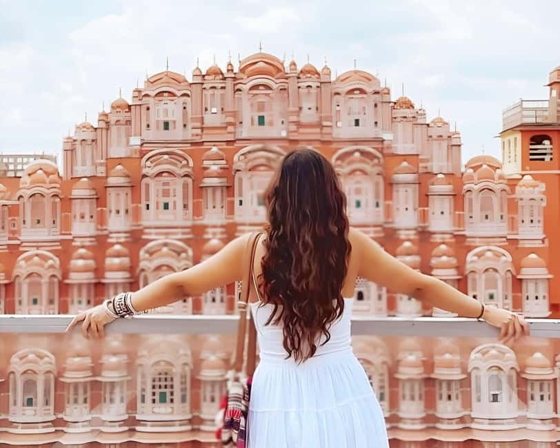 Jaipur: Half-Day Guided Sightseeing Tour with Flower Market - Hawa Mahal begins the Pink City section