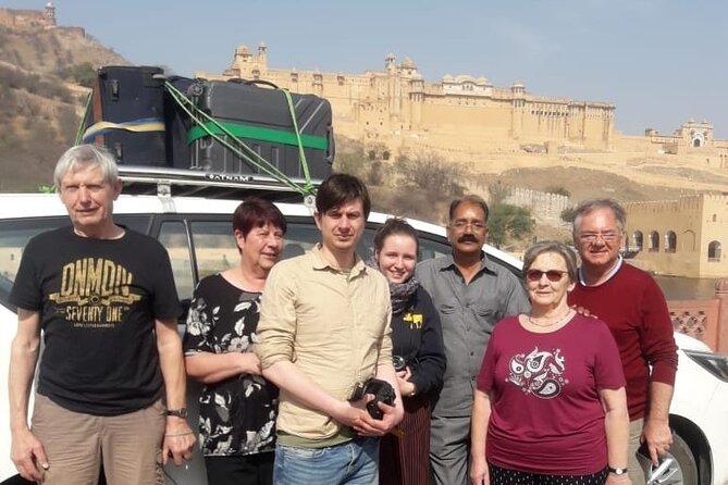 Jaipur Half-Day Tour with Flower Market and Block Printing - Jal Mahal, a 15-minute lakeside pause