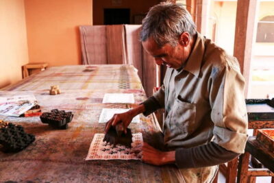 Private Shopping Tour with Block Printing Workshop
