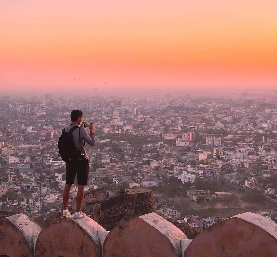 Jaipur: Tour with Nahargarh Sunrise or Monkey Temple Sunset - Amber Fort, the main historic visit