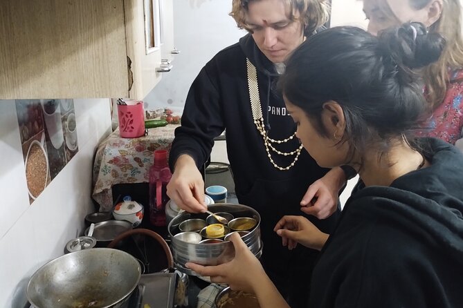 Kitchen is Yours Cooking class in Jaipur with Pickup & Drop - Entering a Jaipur home kitchen