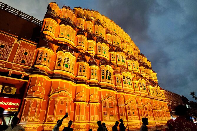 Magical Jaipur Night Tour Including Patrika Gate - Toran Gate and the illuminated assembly building