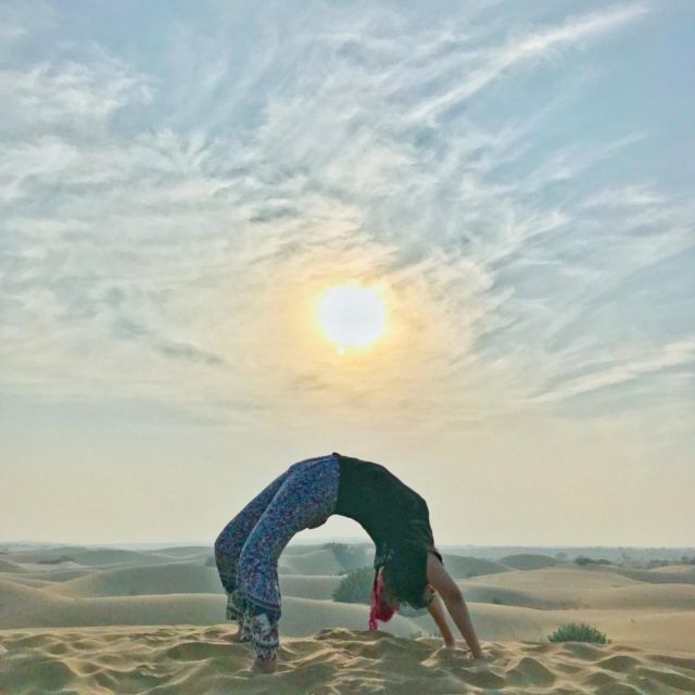 Overnight Adventure Safari by Wonbin Safari - Sunset on the Thar Desert dunes