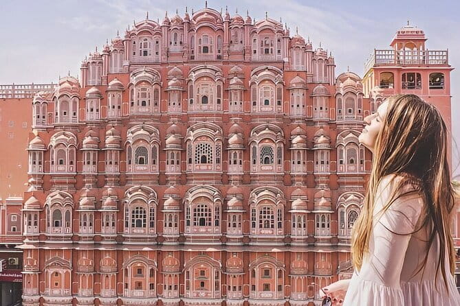 Private Full Day Tour of Jaipur Historical and Heritage Places - Hawa Mahal: Jaipur’s famous pink facade