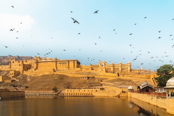 Private Guided Half Day Tour Jaipur - Jal Mahal, a fifteen-minute photo pause