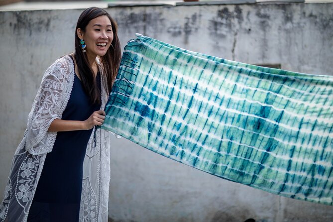 Private Natural Dye and Block Print Workshop with Lunch - The natural dye session: color starts with simple materials