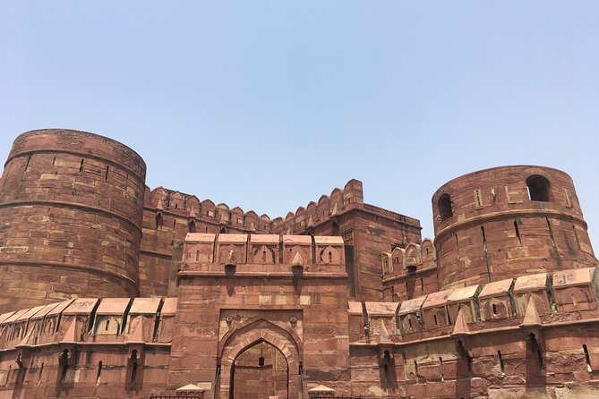 Private Taj Mahal Sunrise and Agra Fort Skip the Line Tour - Walking through Agra Fort