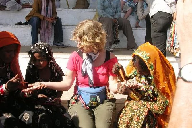 Pushkar Day Trip from Jaipur – Private Car, Safari, Guide & Lunch - The 45-minute camel ride through sandy tracks
