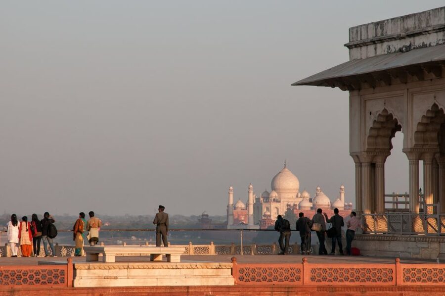 Same Day Taj Mahal, Agra Fort & Baby Taj Tour from Jaipur - Entering the Taj Mahal in the morning light