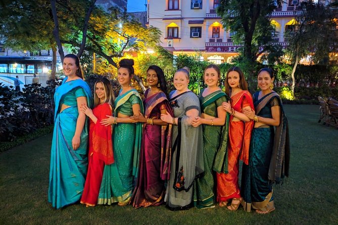 Saree Draping - Timeless elegance of traditional Indian Saree - Arriving at Hotel Arya Niwas