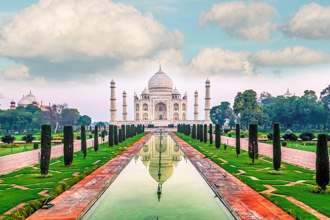 Skip The Line Taj Mahal, Agra Fort & Mehtab Garden Tour - Seeing the Taj from Mehtab Garden