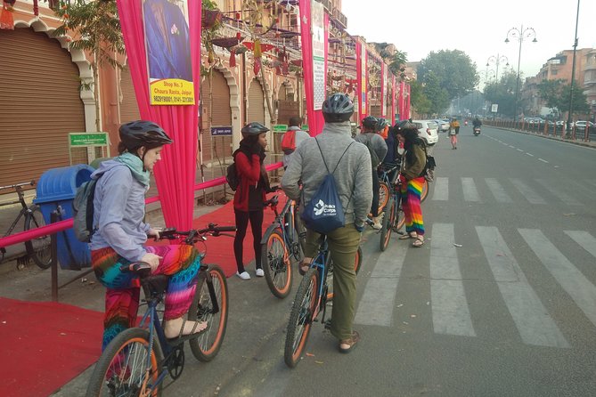 Small-Group Early Morning Pink City Bike Tour - Starting at Moustache Jaipur near Sindhi Camp