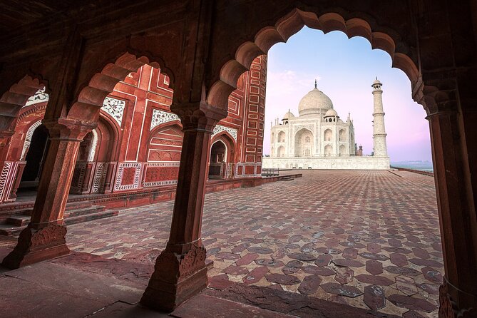 Sunrise Taj Mahal Agra Fort Day Tour Guide Tour By Car From Agra - Inside the Taj Mahal complex