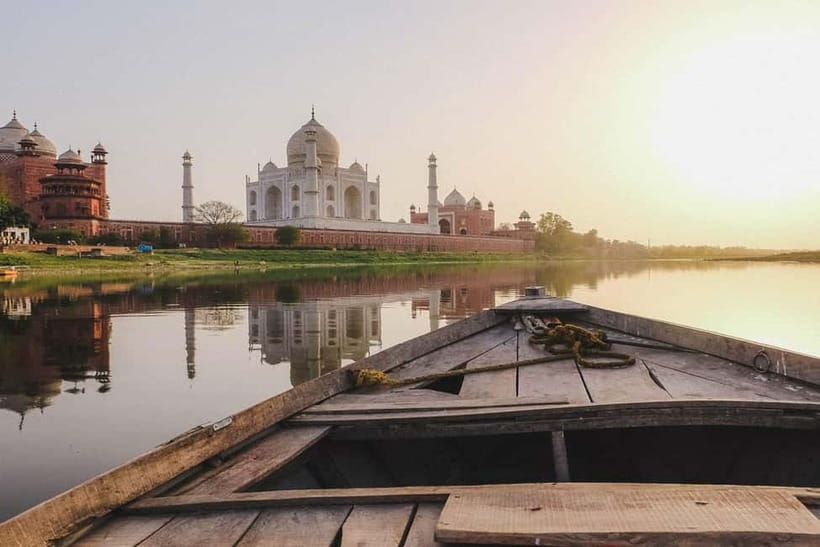Taj Mahal Back View Yamuna Boat Ride Tour - What the Four Hours Usually Look Like