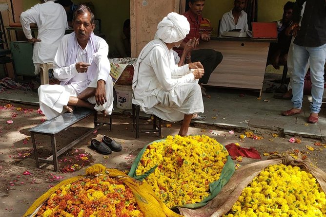 Take in the Beauty of an Early Morning with Fresh Flowers - Kale Hanumanji Ka Mandir and the devotional side